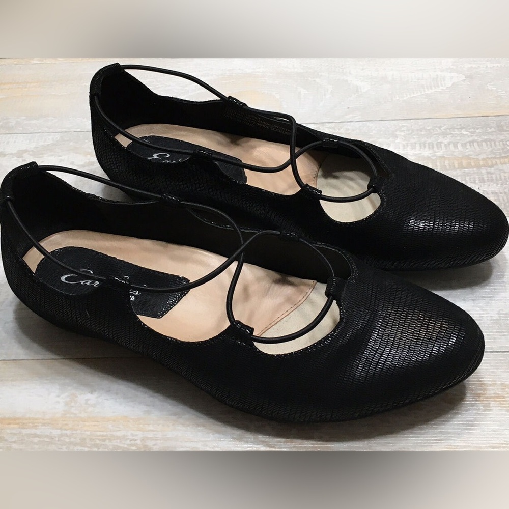 Earthies Essen Black Flats